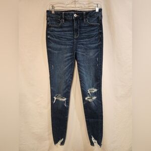 American Eagle Womens Distressed Blue Jeans